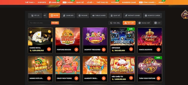 Tìm hiểu về sảnh Slot Game tại SV88